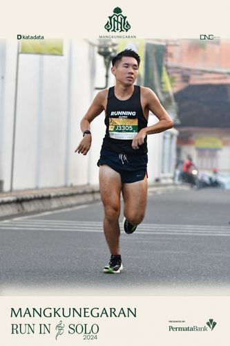 Race photo from Mangkunegaran Run 2024