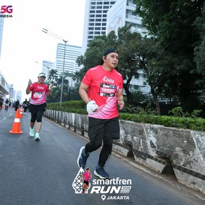 Race photo from SMARTFREN RUN 2026