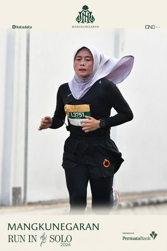 Race photo from Mangkunegaran Run 2024