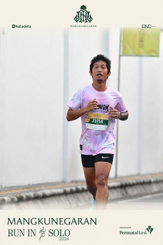 Race photo from Mangkunegaran Run 2024