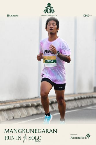 Race photo from Mangkunegaran Run 2024