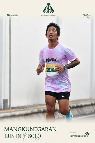 Race photo from Mangkunegaran Run 2024