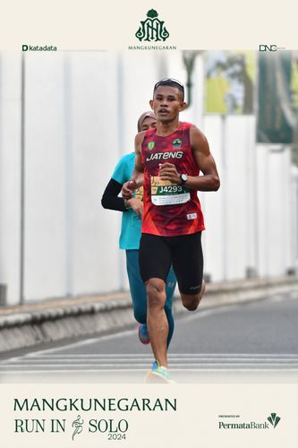 Race photo from Mangkunegaran Run 2024