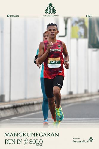 Race photo from Mangkunegaran Run 2024