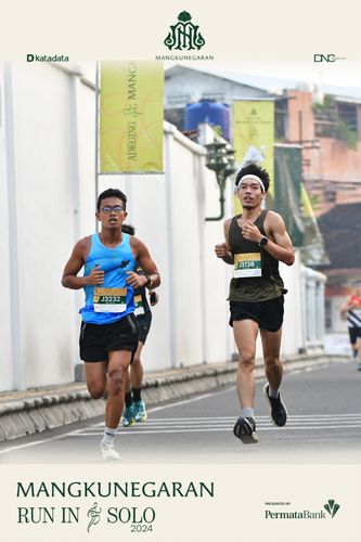 Race photo from Mangkunegaran Run 2024