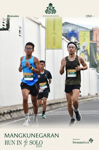 Race photo from Mangkunegaran Run 2024