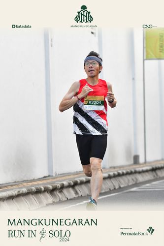 Race photo from Mangkunegaran Run 2024