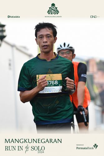 Race photo from Mangkunegaran Run 2024