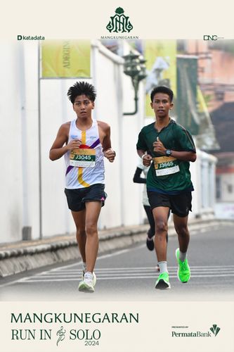 Race photo from Mangkunegaran Run 2024