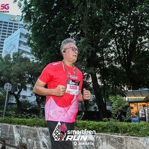 Race photo from SMARTFREN RUN 2026