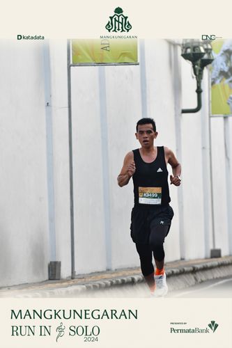 Race photo from Mangkunegaran Run 2024
