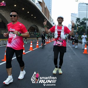 Race photo from SMARTFREN RUN 2026