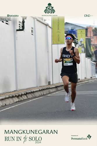 Race photo from Mangkunegaran Run 2024
