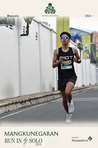 Race photo from Mangkunegaran Run 2024