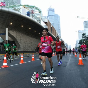 Race photo from SMARTFREN RUN 2026