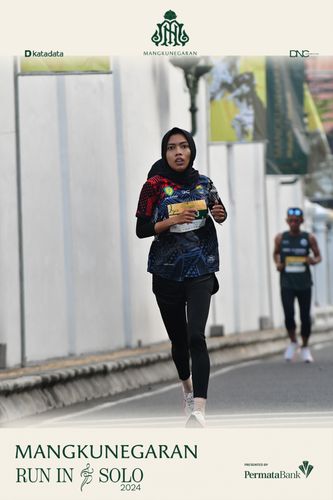Race photo from Mangkunegaran Run 2024