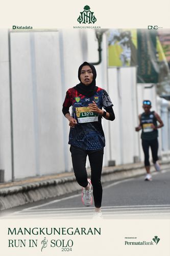 Race photo from Mangkunegaran Run 2024