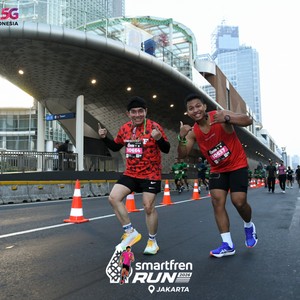 Race photo from SMARTFREN RUN 2026