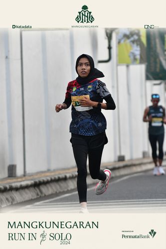 Race photo from Mangkunegaran Run 2024