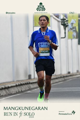 Race photo from Mangkunegaran Run 2024