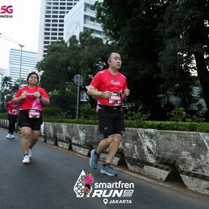 Race photo from SMARTFREN RUN 2026