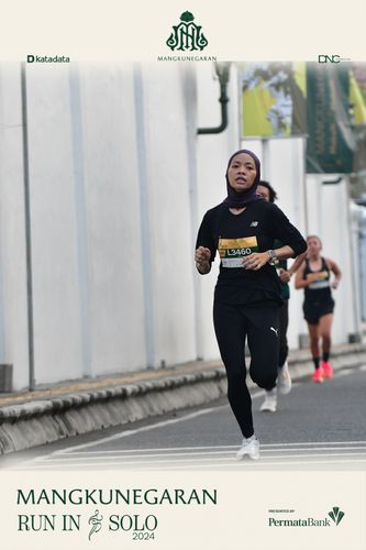 Race photo from Mangkunegaran Run 2024