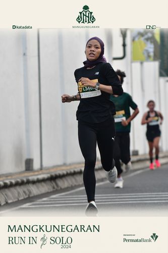Race photo from Mangkunegaran Run 2024