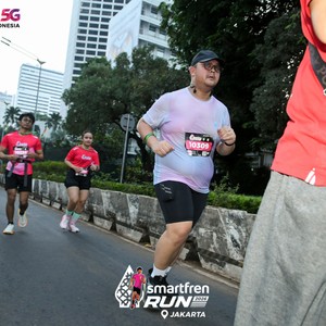Race photo from SMARTFREN RUN 2026