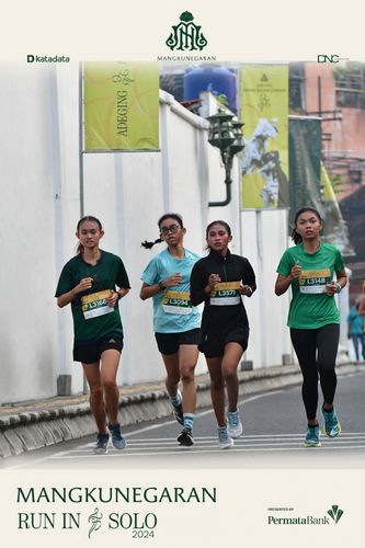 Race photo from Mangkunegaran Run 2024