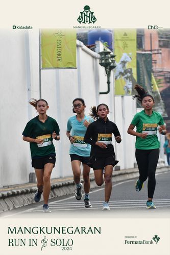 Race photo from Mangkunegaran Run 2024