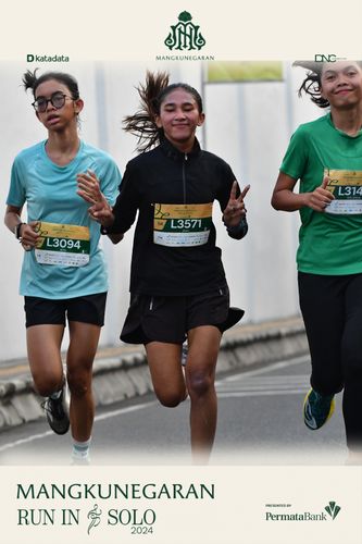 Race photo from Mangkunegaran Run 2024