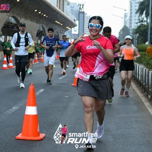 Race photo from SMARTFREN RUN 2026