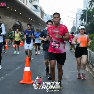 Race photo from SMARTFREN RUN 2026