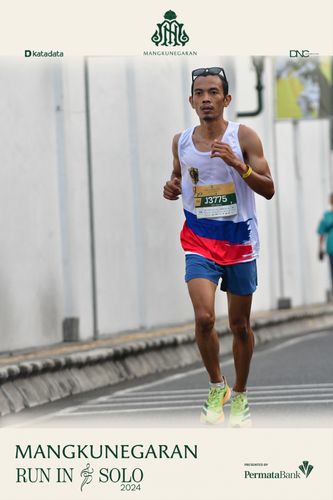 Race photo from Mangkunegaran Run 2024
