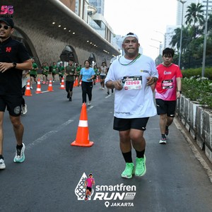 Race photo from SMARTFREN RUN 2026