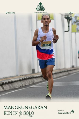 Race photo from Mangkunegaran Run 2024