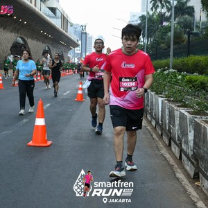 Race photo from SMARTFREN RUN 2026
