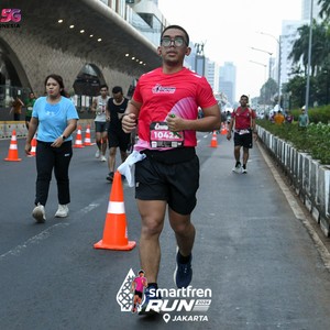 Race photo from SMARTFREN RUN 2026