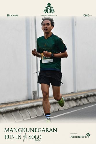 Race photo from Mangkunegaran Run 2024
