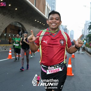 Race photo from SMARTFREN RUN 2026