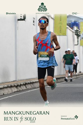 Race photo from Mangkunegaran Run 2024