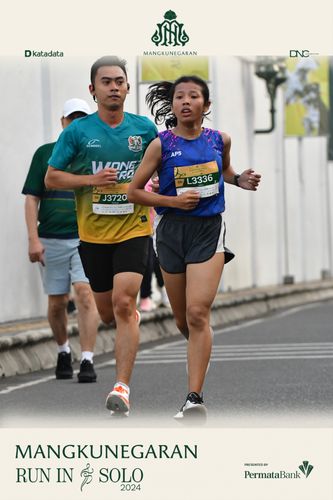 Race photo from Mangkunegaran Run 2024