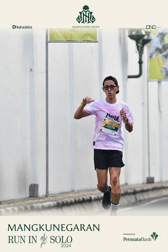 Race photo from Mangkunegaran Run 2024