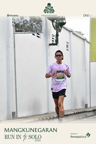 Race photo from Mangkunegaran Run 2024