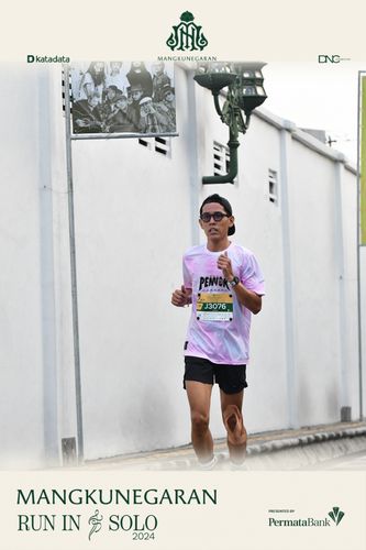 Race photo from Mangkunegaran Run 2024