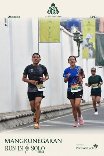 Race photo from Mangkunegaran Run 2024