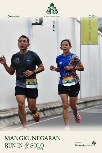 Race photo from Mangkunegaran Run 2024