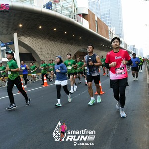 Race photo from SMARTFREN RUN 2026