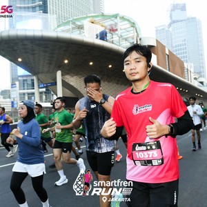 Race photo from SMARTFREN RUN 2026