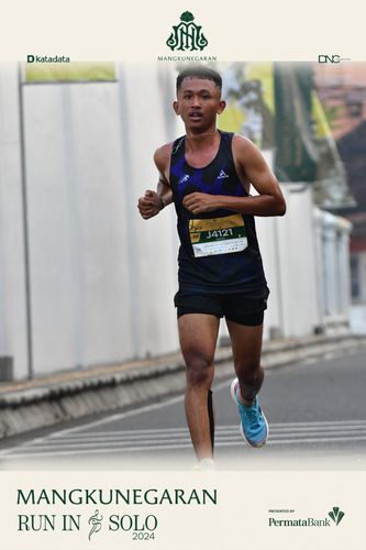 Race photo from Mangkunegaran Run 2024